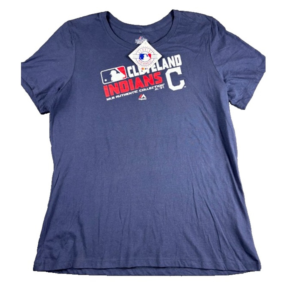Cleveland Indians MLB Men’s XXL T-Shirt Short Sleeve NWT Baseball Fan Gear